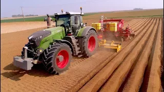 Planting Potatoes | Fendt 1050 + 8 row Grimme GL 860 Compacta | ROPAGRI SPRL Belgium