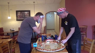Massive 12+ Grand Daddy Pizza Challenge| Feature Ramsey Hilton