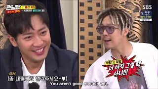 Running Man - Seok Jin(Prosecutor), Sang Yeob(Witness), Ha Ha(Deceased) Grim Reaper[Ep 415]