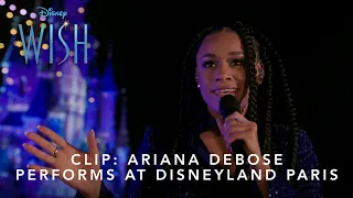 Clip: Ariana Debose Performs "This Wish" at Disneyland Paris