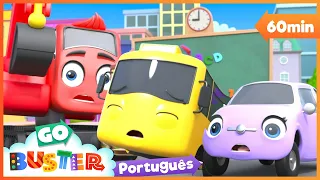 De volta à escola: acidentes acontecem 👀 | Go Buster em Português | Desenhos Animados para Crianças