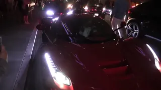 Lewis Hamilton Driving his $1.2M ferrari Laferrari in Monaco!!