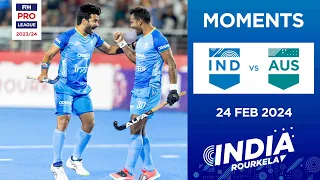 FIH Hockey Pro League 2023-24: Moments - India vs Australia (Men)