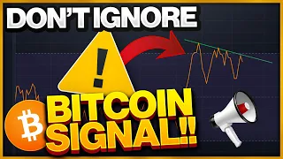 TO ALL BITCOIN TRADERS DON'T IGNORE THIS SIGNAL!!!!!!!!!!!!!