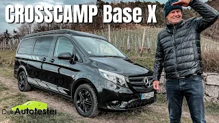 Neuer Crosscamp Base X (2023) - Allrad-Campervan auf Mercedes Basis mit AHK serienmäßig - Test