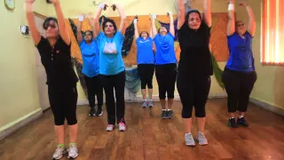 Namita's Homely Fitness Studio "Stretches On Bollywood Song "