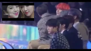 BTS & Blackpink's reaction to Jisoo x Rose's CF