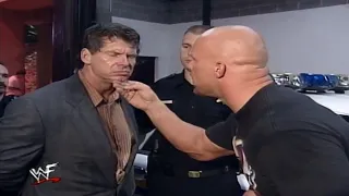 Stone Cold Accepts Mr McMahon's Apology.