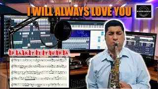 🔴 I will always love you SAXOFON PARTITURA