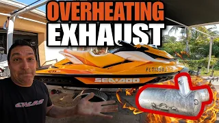 2017 SeaDoo GTI SE 130 Over Heating Exhaust + How to Fix + Tech Tips + Calas Performance Diagnostic