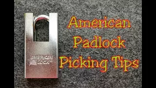 (1111) American 5300 Padlock Lock Picking Tips