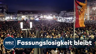 NACH ANSCHLAG IN HANAU: Tausende Bürger und die Politik trauern in Hanau und Deutschland