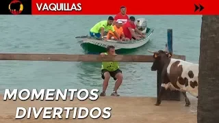 MOMENTOS DIVERTIDOS CON VACAS BRAVAS DEL AÑO 2018 😂😅