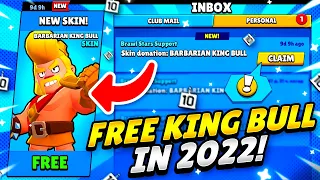 HOW TO GET THE BARBARIAN KING BULL BRAWL STARS 2022 FOR FREE! HOW TO GET THE BARBARIAN KING BULL BS!