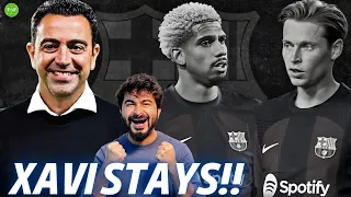 Xavi Stays at Barca! | Frenkie, Araujo, Kimmich, Bernardo Transfer Update