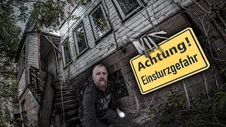 ES STÜRZT EIN, ALLES IN ORDNUNG? 😲 DACH EINGESTÜRZT IM VERLASSENEN HOTEL, wir wollten NICHT REIN!