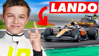 Young Lando Norris' INCREDIBLE Driving Style