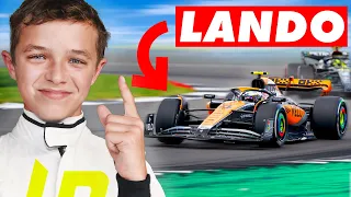 Young Lando Norris' INSANE Driving Style