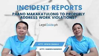 Paano makakatulong ang Incident Reports (I.R.) to properly address work violations?