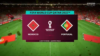 FIFA 23 - Portugal Vs Morocco - FIFA World Cup 2022 Qatar | Quarter final | PS5 Gameplay