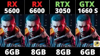 RX 5600 XT VS RX 6600 VS RTX 3050 VS GTX 1660 SUPER - TEST IN 10 GAMES