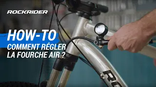 TUTO 🔧 Comment régler la fourche air ? - ROCKRIDER