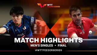 Yuta Tanaka vs Frane Kojic | MS Final | WTT Feeder Cappadocia 2024