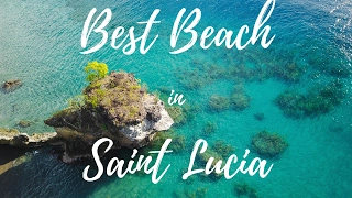 MOST BEAUTIFUL BEACH IN SAINT LUCIA CARIBBEAN ? 🌴🏝