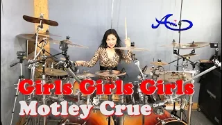 Motley Crue - Girls, girls, girls drum cover by Ami Kim (#66)