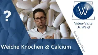 Mineralstoff Calcium & Calciummangel - Die wichtige Rolle von Vitamin D & Gefahren für Osteoporose