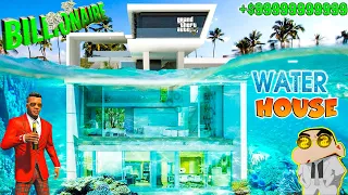 Shinchan & Franklin PURCHASED LUXURY $200,000,000 Under Water House in GTA 5 || SumitOP