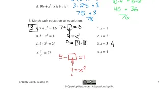 Grade 6, Unit 6, Lesson 15 Practice Problems