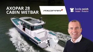 Axopar 28 Cabin mit Wetbar und V10 Mercury 350 PS und Seadek