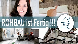 Der ROHBAU ist FERTIG | FENSTER sind DRIN | Wir bauen ein HAUS 🏡 | Massivhaus | Folge 6 | Rebekka