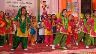 Annual Function Performance of Anaya and friends |UKG Class | Punjabi Dance |