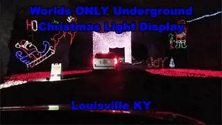 Worlds ONLY Underground Christmas Light Show Lights Under Louisville