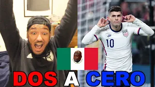 ¡DOS A CERO! American REACTS to USA 2-0 MEXICO || CHRISTIAN PULISIC GOAL VS MEXICO