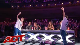 Simon Cowell Stand Up For Funkanometry VIRAL Dance Duo After They Bring The FUNK to AGT LIVE 2022!