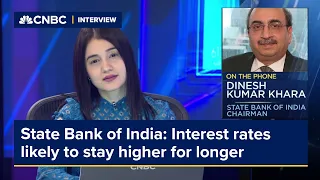 State Bank of India says country's interest rates likely to stay higher for longer