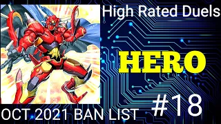 HERO | October 2021 Banlist | High Rated Duels | Dueling Book