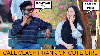 Call Clash Prank on Cute Girls With A Twist @OverDose_TV_Official