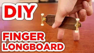 Making an awesome FINGER LONGBOARD!!!