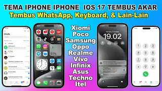 Cara Ubah Tampilan HP Android jadi iPhone 15 Tembus Ke Semuanya ⚡ PERSIS BANGET