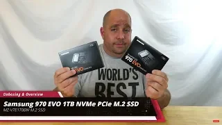 Unboxing & Overview of the Samsung EVO 970 NVMe M.2 SSD Boss Build