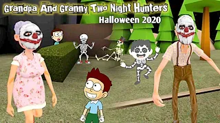 Grandpa And Granny Two Night Hunters - Halloween 2020 | Shiva and Kanzo Gameplay