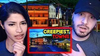 British Couple Reacts to Top 10 CREEPIEST Towns in America