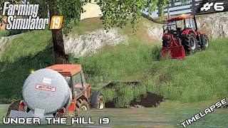 Got stuck while feeding animals | Under the Hill 19 | Farming Simulator 19 | Episode 6