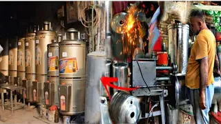How to Make Gas Water Geyser in Factory|| Geyser making process || amazing skills. Made in Pakistan.