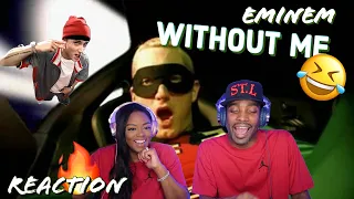 EMINEM "WITHOUT ME" REACTION | ASIA'S FIRST TIME LISTENING TO THIS...😳🤣