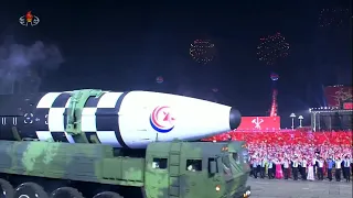 North Korea showcases ICBM missiles in key military parade | AFP